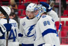 Lightning, ‘locked in’ after Hurricane Milton, beat Carolina to cap week