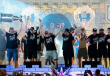 Which cities have won multiple sports titles in a year?