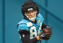 Rugby star Rees-Zammit’s NFL dream lives on with Jaguars