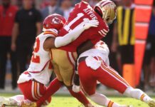 49ers’ Brandon Aiyuk tears ACL, MCL; Deebo Samuel in hospital