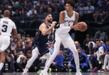 Wemby winded but otherwise ‘felt great’ in opener after layoff