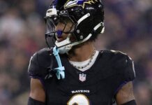 Baltimore Ravens downgrade rookie Nate Wiggins to out