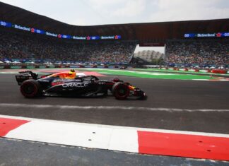 Mexican Grand Prix: Red Bull’s Sergio Perez crashed out of the first quarter of the race on home soil