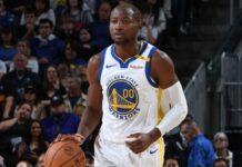 Warriors bench forward Jonathan Kuminga against Pelicans