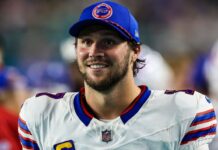 Josh Allen takes Buffalo Bills QB room to Yankees’ World Series Game 4