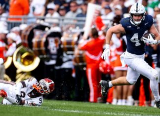 Penn State TE Tyler Warren has drawn comparisons to Travis Kelce