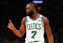 Celtics’ Jaylen Brown out vs. Hornets with hip flexor strain