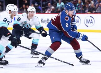 Avalanche star Cale Makar exits game with injury vs. Kraken