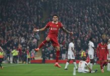 Liverpool boss Slot gushes over hat-trick hero Díaz